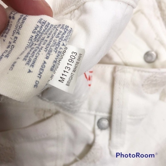 Marc by Marc Jacobs White Lou Polka Dot Skinny Jeans in Bright white dot size 27 - Picture 8 of 10